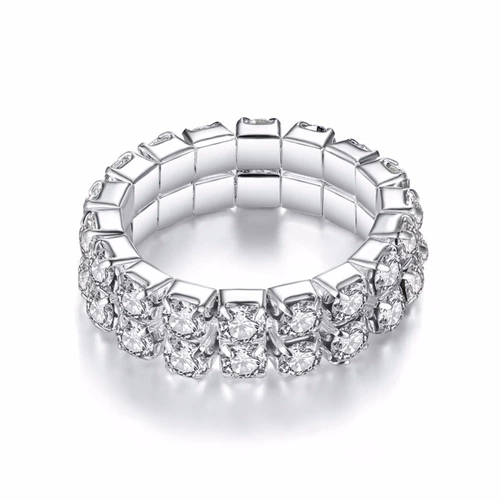 2 Diamond Loop Ring